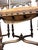 Wood Set of 3 Antique French Henri I| Walnut Wood & Leather Dining Chairs, Ornate Lion Carvings, Loire Valley, 1880 For Sale - Image 7 of 8