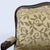 Louis XV Style Upholstered Bergère Lounge Chair For Sale In San Francisco - Image 6 of 15