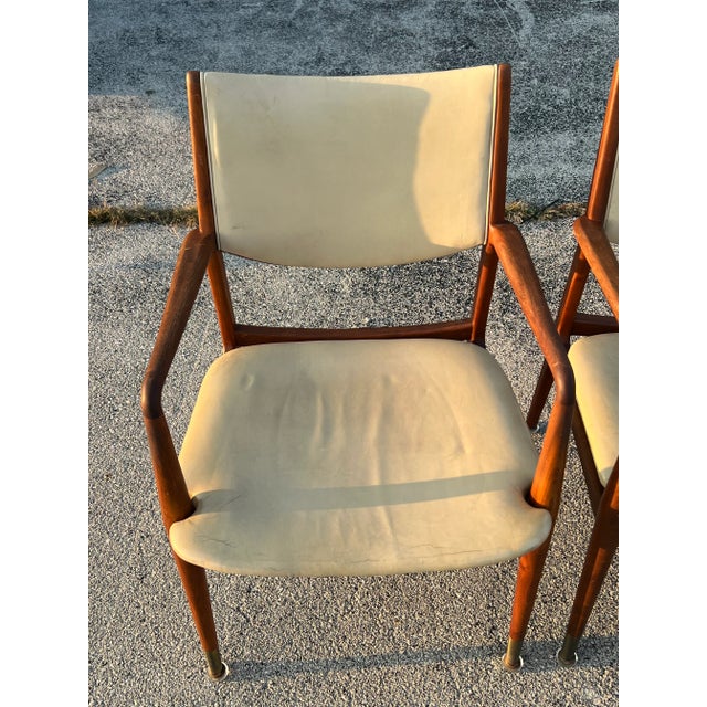 Stow and Davis Arm Chairs - Set of 4 For Sale - Image 12 of 12