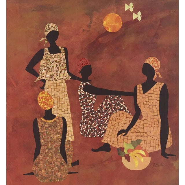 Artist: Charleen Martin Title: A Day at the Market Year: 2002 Signed: No Medium: Offset Lithograph Paper Size: 23.75 x...