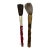 19th. Centery Two Antique Vintage Chinese Scholars Archaistic Calligraphy Brushes For Sale