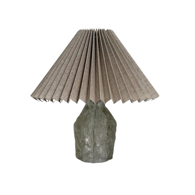 1960s Vintage Glass Table Lamp, 1960s For Sale - Image 5 of 5