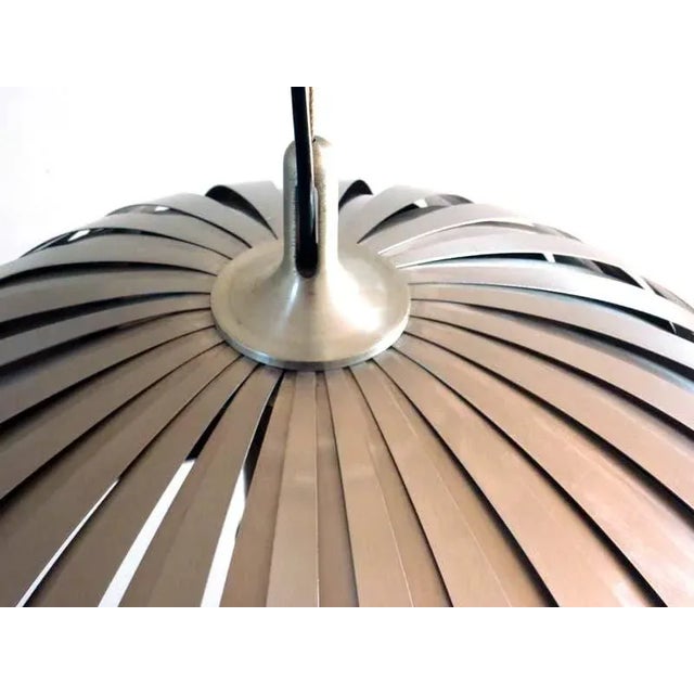 Silver Space Age Calotta Pendant by Elio Martinelli, 1960s For Sale - Image 8 of 9