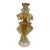 Vintage Golden Gentleman Murano Glass Figurine For Sale
