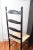 20th Century Antique English Ladder Back Chair Faux Bamboo Rush Seat For Sale In Washington DC - Image 6 of 10