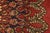 Tabriz Rug 10’2” X 12’6” Red Wool Vintage Traditional Hand-Knotted Carpet For Sale - Image 10 of 15