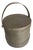 Muted Green Antique Firkin Storage Box W/Lid For Sale