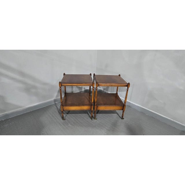 Regency Lamp Tables, 1920, Set of 2 For Sale - Image 10 of 11