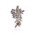 Late Victorian Style 5 Ct Blue Sapphire, Ruby & Diamond Jeweled Spray Brooch Pendant For Sale - Image 6 of 14
