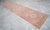 1960s Traditional Turkish Runner Rug Hand Knotted Distressed Low Pile Pink Hallway Decor For Sale - Image 4 of 13