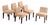 Set of 6 Italian Dining Chairs by Promemoria. For Sale