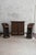 Bamboo, Wood, and Wicker Bar Cabinet and Stools with Leather Upholstered Seats, Italy, 1970s, Set of 3 For Sale - Image 11 of 11