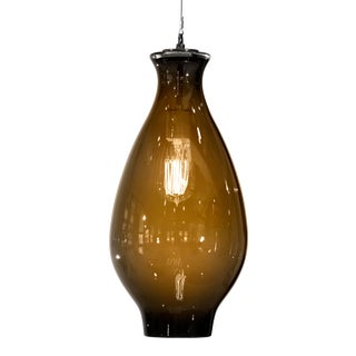 Iris Pendant Light from the Versuvius Collection in Amber For Sale