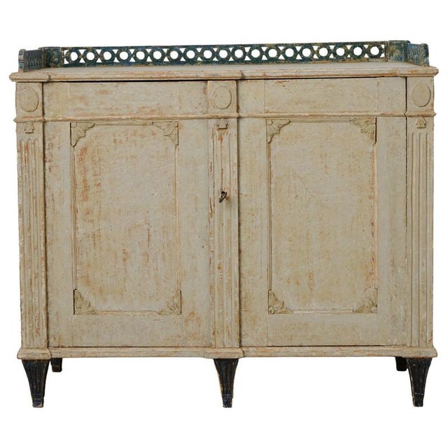 Antique Swedish Country Buffet For Sale - Image 13 of 13