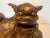 Pair Late 19th Century Chinese Carved Giltwood Male & Female Guardian Foo Dogs With Cub Attached to Female For Sale - Image 9 of 12