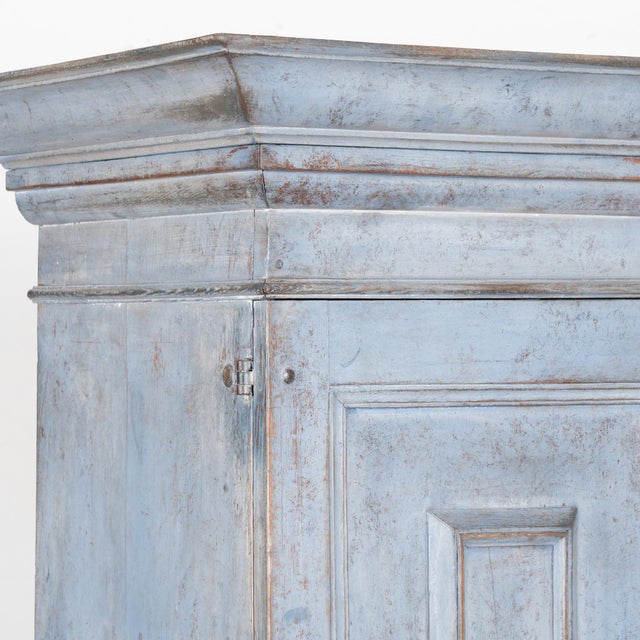 Early 19th Century Early 19th Century Swedish Blue Painted 18 Drawer Cabinet For Sale - Image 5 of 9