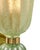 Metal Contemporary Pale Green Murano Glass and Brass Sconces - a Pair For Sale - Image 7 of 10