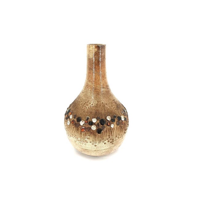 Brutalist Vase by Elisabeth Vandeweghe for Perignem, 1946 For Sale - Image 3 of 11