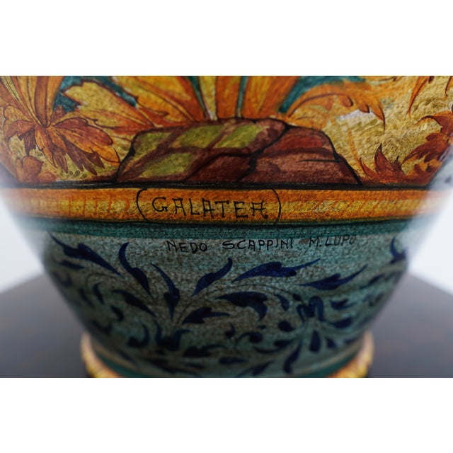 Vintage Ceramic Classical Decorative Vase For Sale - Image 14 of 14