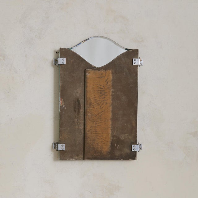 Art Deco French Art Deco Triptych Vanity or Wall Mirror, 1930s For Sale - Image 3 of 8