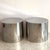 1970s Mid-Century Modern Polished Chrome Cylinder Drum Tables (Pair) For Sale - Image 5 of 10