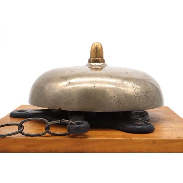 Antique 8 In. Brass Wall Mount Boxing Bell For Sale In New York - Image 6 of 7