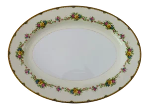 China Noritake Marked “m” Japan Floral Design Large Platter