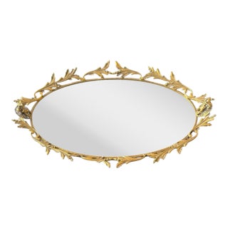 Hollywood Regency Rococo Revival Ormolu Brass Vanity For Sale