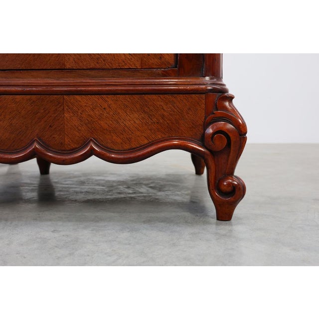 Louis XV Nightstands with Carrara Marble Tops, France, 1890s, Set of 2 For Sale - Image 17 of 18