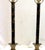 Vintage French Tole and Brass Candlestick Lamps With Pineapple Motif- A Pair For Sale - Image 16 of 18