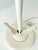 Ivory Italian Enamel White Leaf Tole Floor Lamp by Sergio Terzani, 1970s For Sale - Image 8 of 18