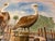 Late 20th Century Large Coastal Pelican Watercolor Painting, Framed, 41 X 32 For Sale - Image 4 of 9