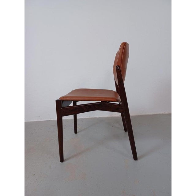 Rosewood Dining Chairs by Erik Buck, Customizable Reupholstery, 1960s, Set of 4 For Sale - Image 6 of 12