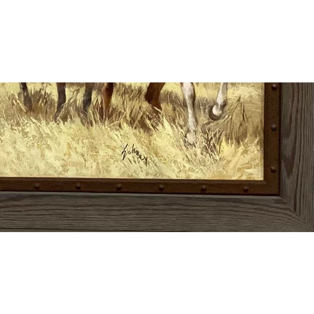 American Harry Schaare (1922-2008) "Revenge of the Mountain Man" 1988 For Sale - Image 3 of 3