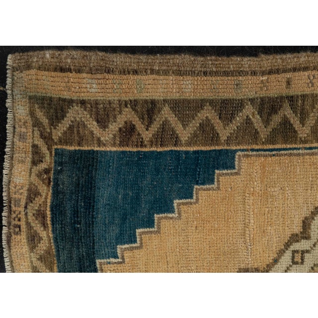 Early 21st Century Turkish Mini Rug Oriental Hand Knotted Vintage Rug 1'10" x 2'10" #21192 For Sale - Image 5 of 8