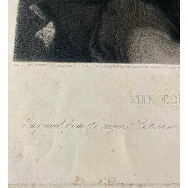 Paper Engraving Sir Edwin Landseer “Landseer and His Connoisseur’s For Sale - Image 7 of 8