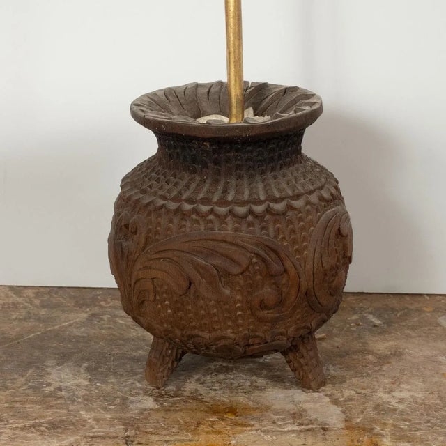 Giltwood Rose Sculpture by Carlos Villegas For Sale - Image 10 of 11