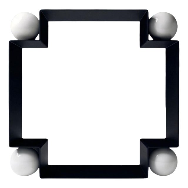 Yin Yang Side Table in Steel and Porcelain by Auste Ost For Sale