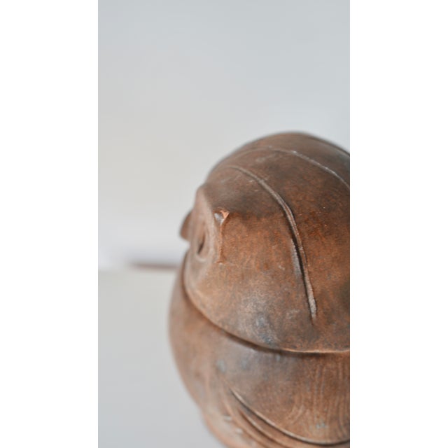 Ceramic Owl Sculpture by Agnès Escala, 1960s For Sale - Image 11 of 16