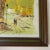 1960s Mid-Century Cityscape Painting, Framed For Sale - Image 4 of 12