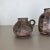 Abstract German Fat Lava Pottery Vases from Ruscha, 1960s, Set of 2 For Sale - Image 4 of 18