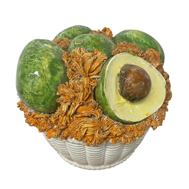 Mid-20th Century Italian Avocado Topiary For Sale - Image 4 of 10