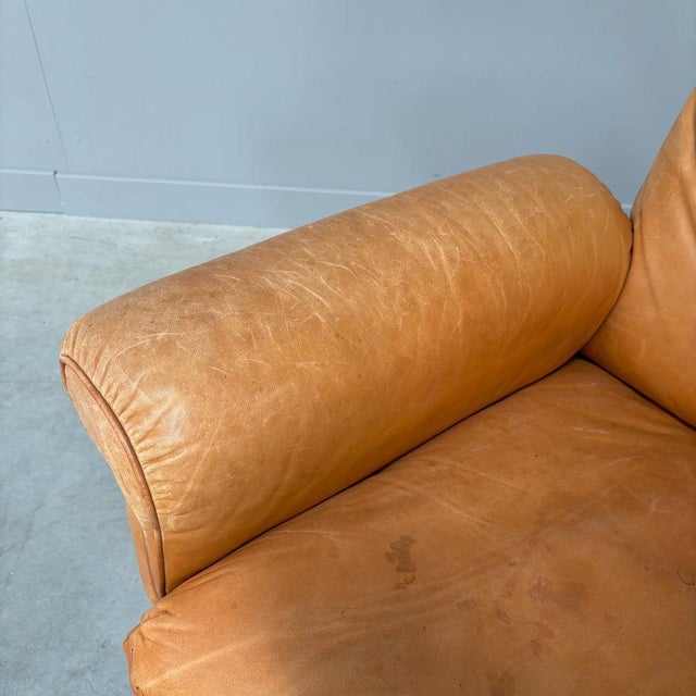 Cognac Leather DS31 Sofa from de Sede, 1970s For Sale - Image 10 of 17