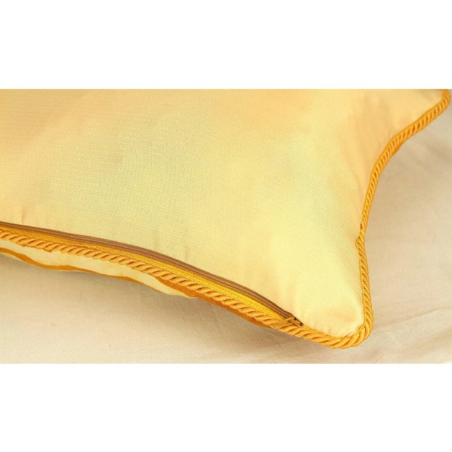 Kravet Tiger Stripe Vintage Lumbar Pillow Cover With Piping For Sale - Image 10 of 13