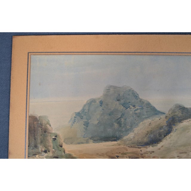 1900 - 1909 G. Masson a Charming Belle Époque View of Brittany’s Legendary Pointe Du Raz, Captured in 1900 For Sale - Image 5 of 11