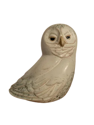 Stoneware Figurine of a Mountain Owl by Paul Hoff for Gustavsberg, Sweden, 1980s