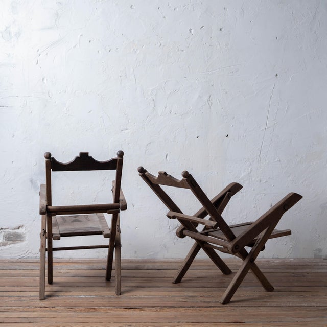 West African Tribal Folding Safari Armchairs, 19th Century For Sale - Image 15 of 15