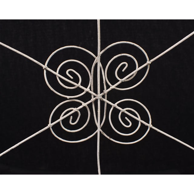 English Victorian Three-Tier Demilune Wire Garden Plant Stand For Sale - Image 11 of 18