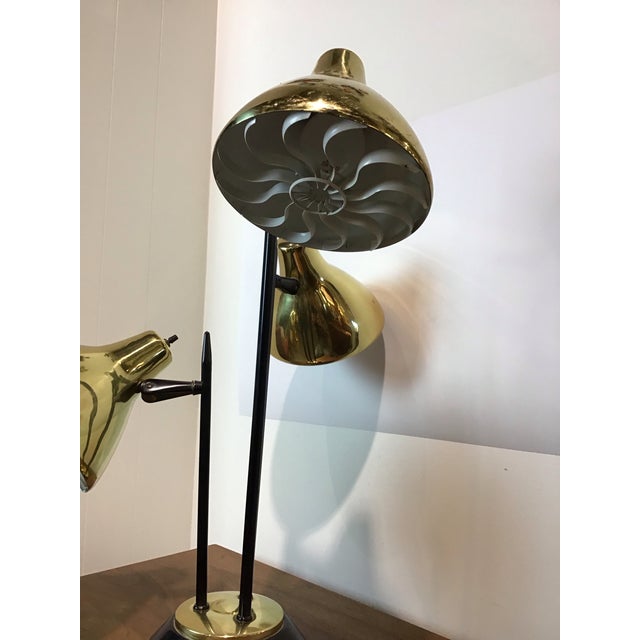 1960s Mid-Century Modern Thurston Triennial Gold Table Lamp, Circa 1960s For Sale - Image 5 of 10
