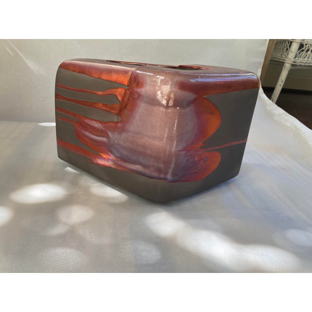 Drawing/Sketching Materials 1970s Tony Evans Raku Vase For Sale - Image 7 of 7
